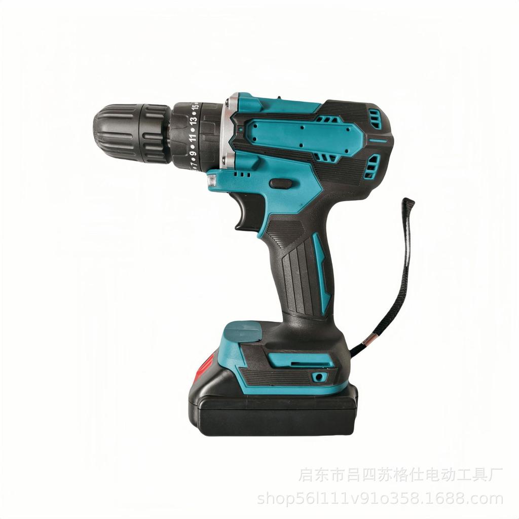 10mm Lithium Battery Dual-Speed Electric Hand Drill - Mini Multi-Function Industrial Impact Drill