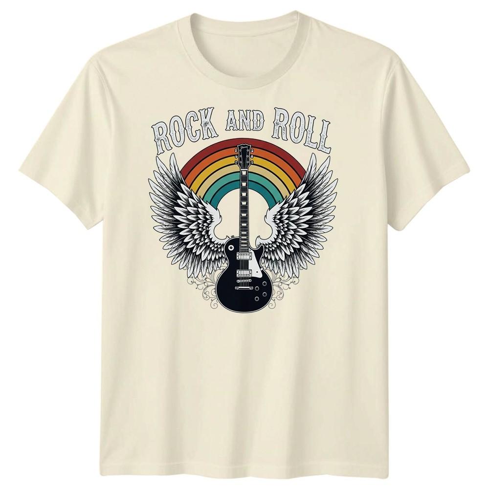 Guitar Heaven Rock N Roll Music Heavy Metal Unisexs Tshirt Tee Top