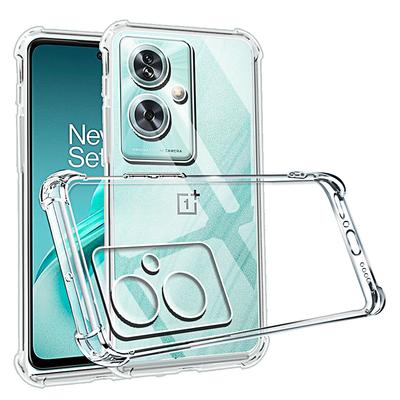 Darbeye dayanıklı telefon kılıfı için Oneplus Nord N30 SE CE 3 Lite N20 N200 N10 N100 Ce 2 2t şeffaf şeffaf silikon yumuşak TPU arka kapak