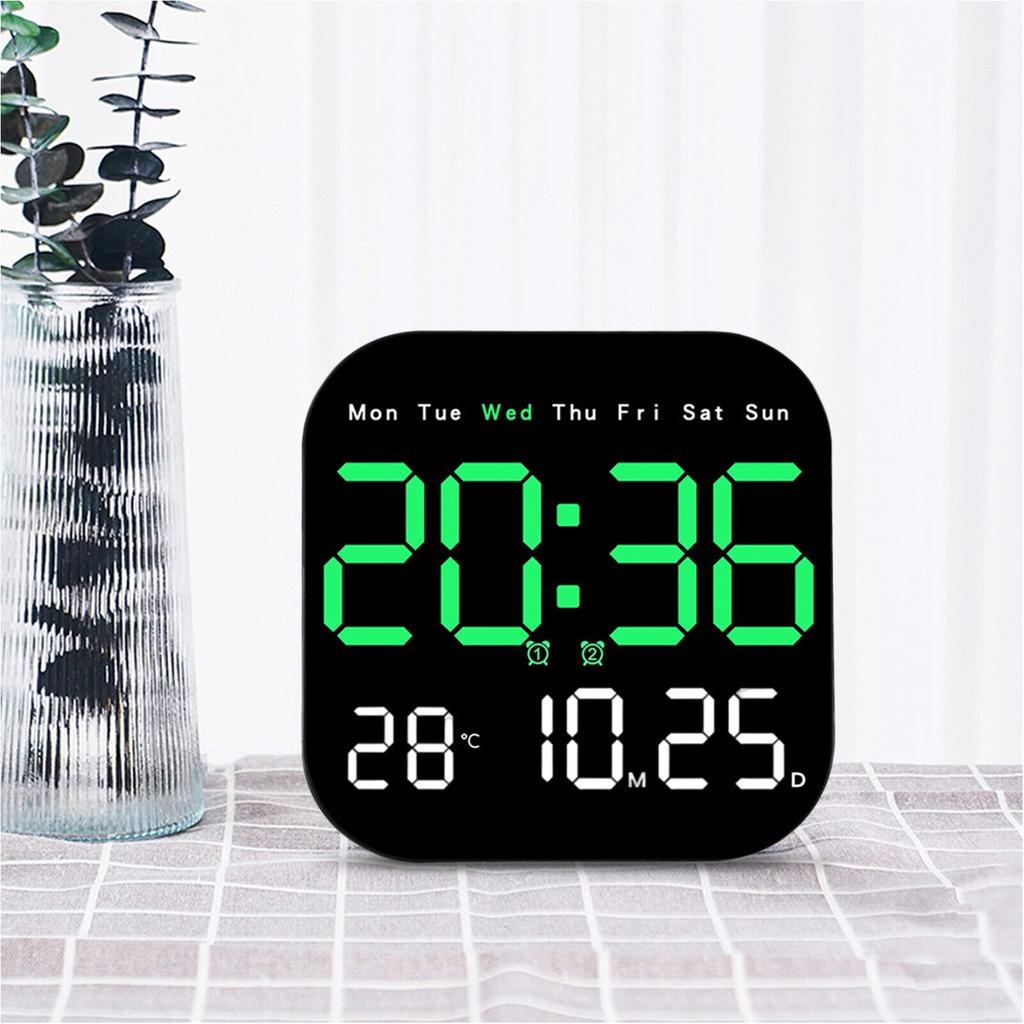 Same Screen Display LED Wall Clock Day Countdown Function