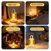 Detachable Camping Lamp Type C Charging 4 Modes Filament Breathing Light Bottom Screw Hole for Tent Bedroom