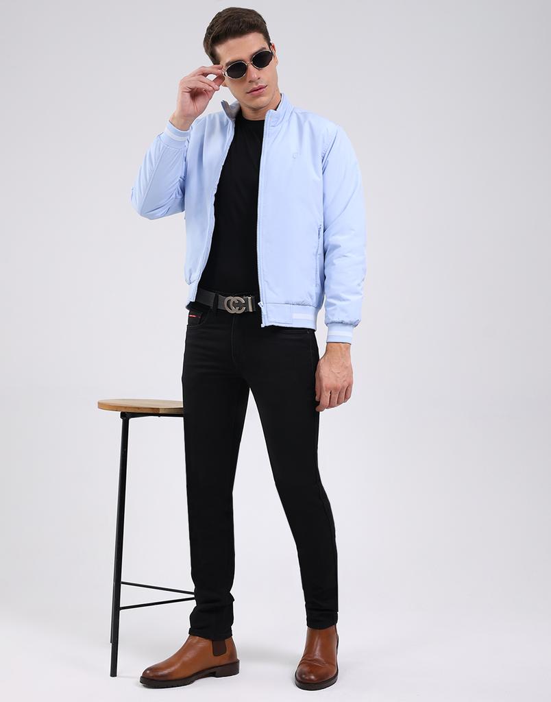 Monte Carlo Men's Mock Neck Full Sleeve Jacket