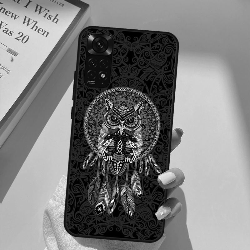 Dream Catcher Feather Wolf Case For Xiaomi Redmi Note 11 10 9 8 Pro Note 11S 10S 9S 8T K50 K40 9A 9C 10A 10C Cover