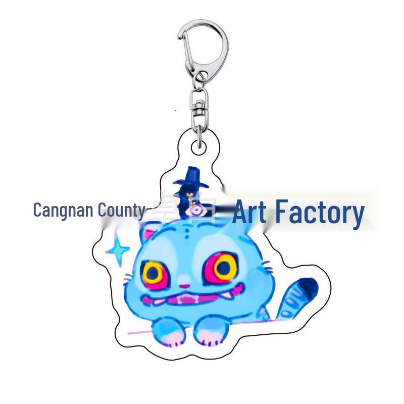 Kpop Demon Hunter Girl Group Keychain: Lumi, Zoe, Mira & Qin Yu Cute Acrylic Schoolbag Pendant