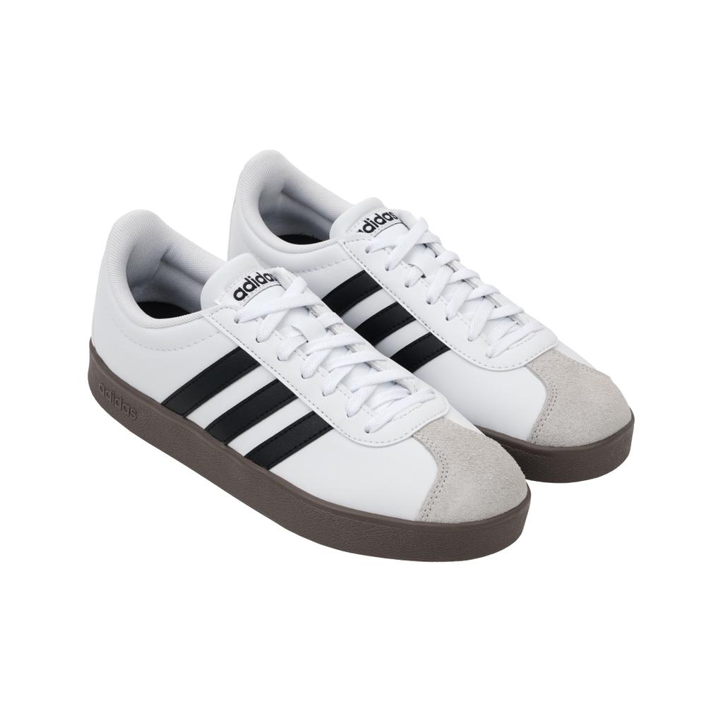 adidas Vl Court Base Antypoślizgowe Niskie Buty Skateboardowe Męskie Sneakersy Białe Czarne Szare ID3711