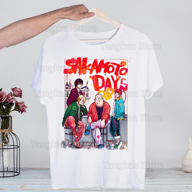Sakamoto Days T Shirt Men Shirts Quality Summer Top Tshirts Short Sleeves Tees T-Shirt