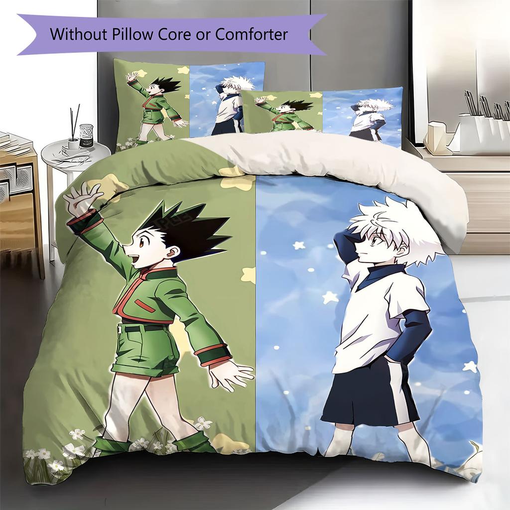 Sada povlečení s loveckým vzorem Přikrývka Povlak na přikrývku Povlak na polštář Domácí dekorace Dárek k narozeninám (1 * povlak na peřinu + 2 * povlak na polštář, bez jádra)