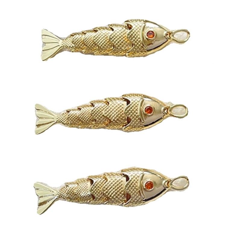 Geometrics Fish Alloy Pendant Jewelry Crafting Supplies for Handmade Necklace Bracelets Earring Accessories Creation
