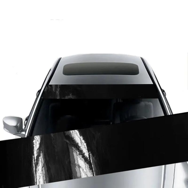 Decorative 3D Car Front Glass Sunshields, Decorative Decals Sticker Adhesive Decal with Easy Installation and No Damage