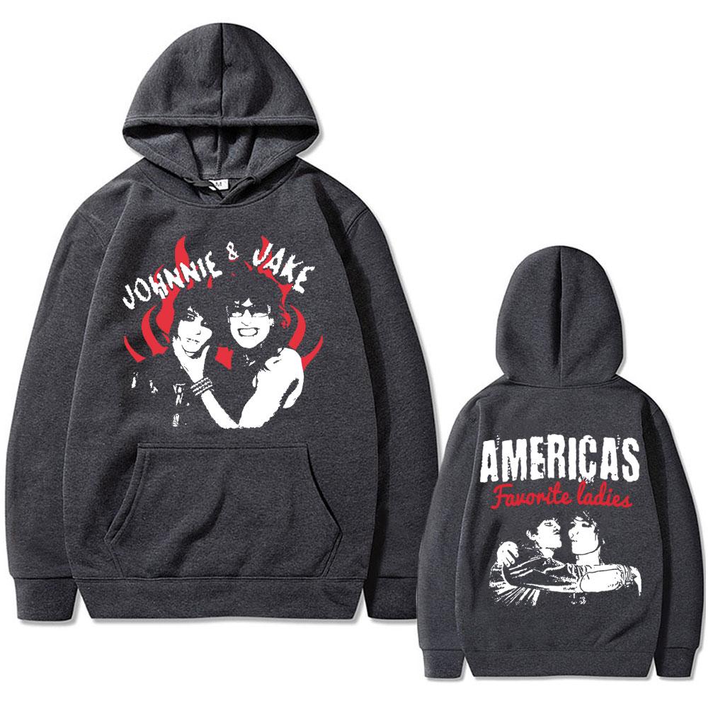 Amerikas beliebteste Damen-Hoodies mit Jake Webber und Johnnie Guilbert – Herrenmode, lässiges Sweatshirt, Oversize-Hoodies