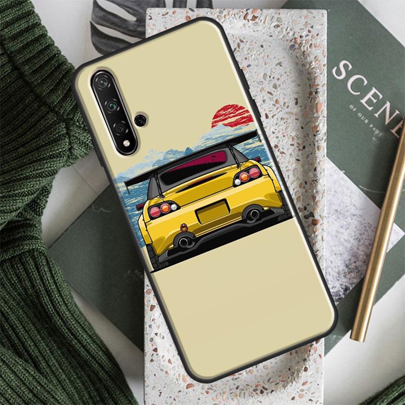 Japan JDM Car For Huawei Nova 7i 8i 11i 12i 12s 9 10 SE Y91 Y90 Y60 Y70 Y72 Y61 P30 P40 Lite P60 Pro Case