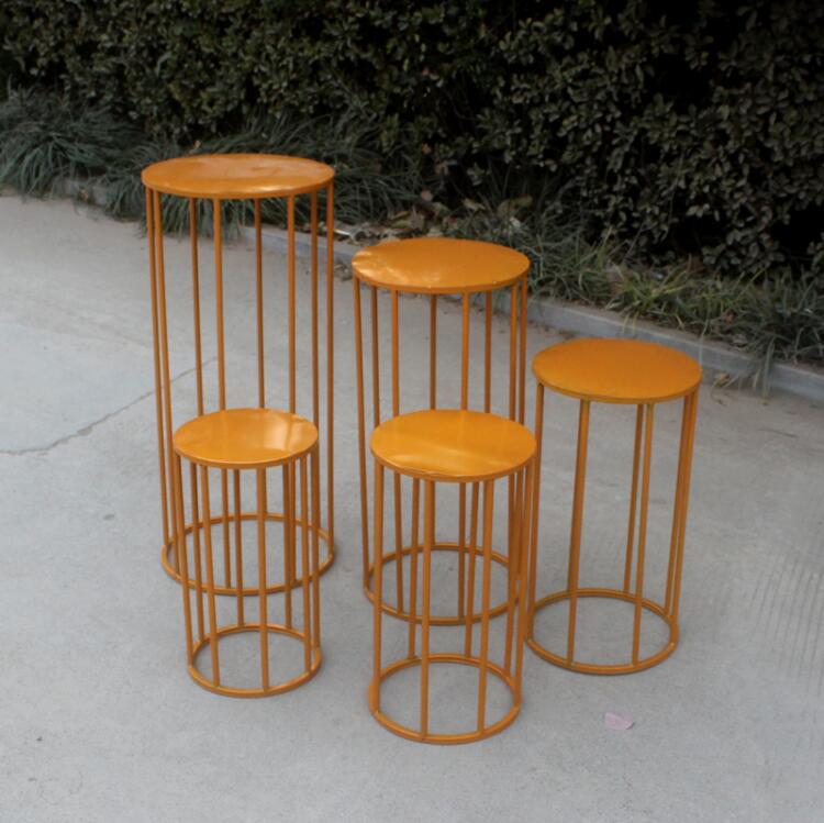 Cylindryczny Stół Weselny na Desery Stojak na Tort Wystawa na Imprezy