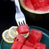 Stainless Steel Watermelon Slicer Portable Handheld Replacement Washable 2 In 1 Home Fruit Fork Slicing Tool Accessories