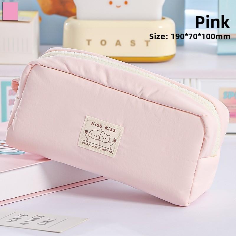 Cotton Colorful Cat Pen Bag With Large Capacity For Students And Office Use