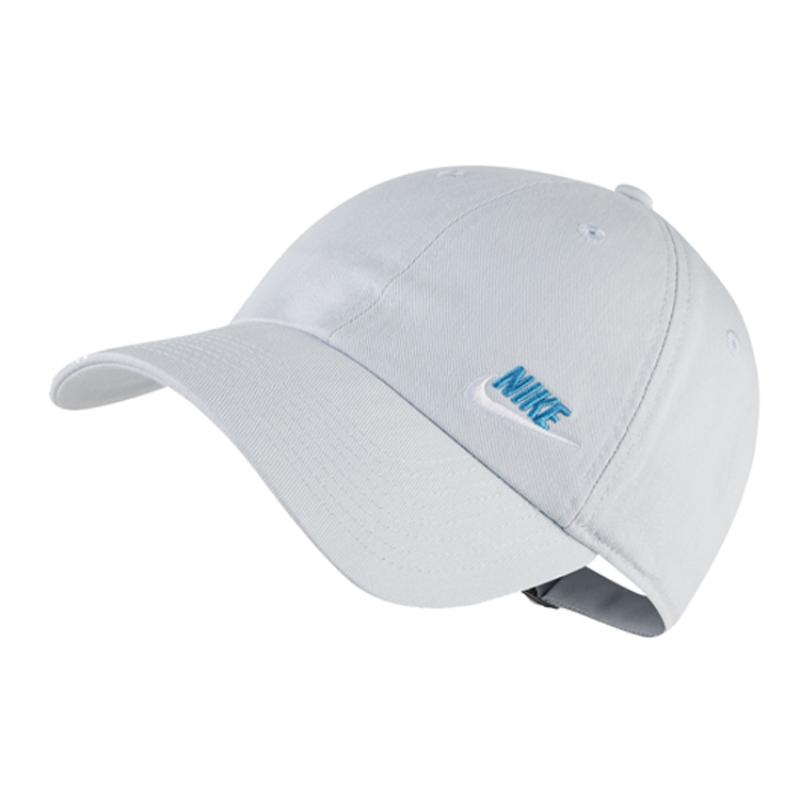 

Nike Cotton Baseball Caps Women s White Blue Logo Casual AO8662-471 F