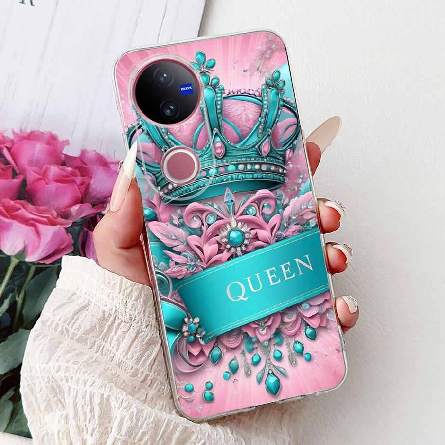 For Vivo V50 Case V2427 Phone Case 2025 New Fashion Butterfly Silicone Soft Cover For Vivo V50 Lite VivoV50 5G Shockproof Bumper