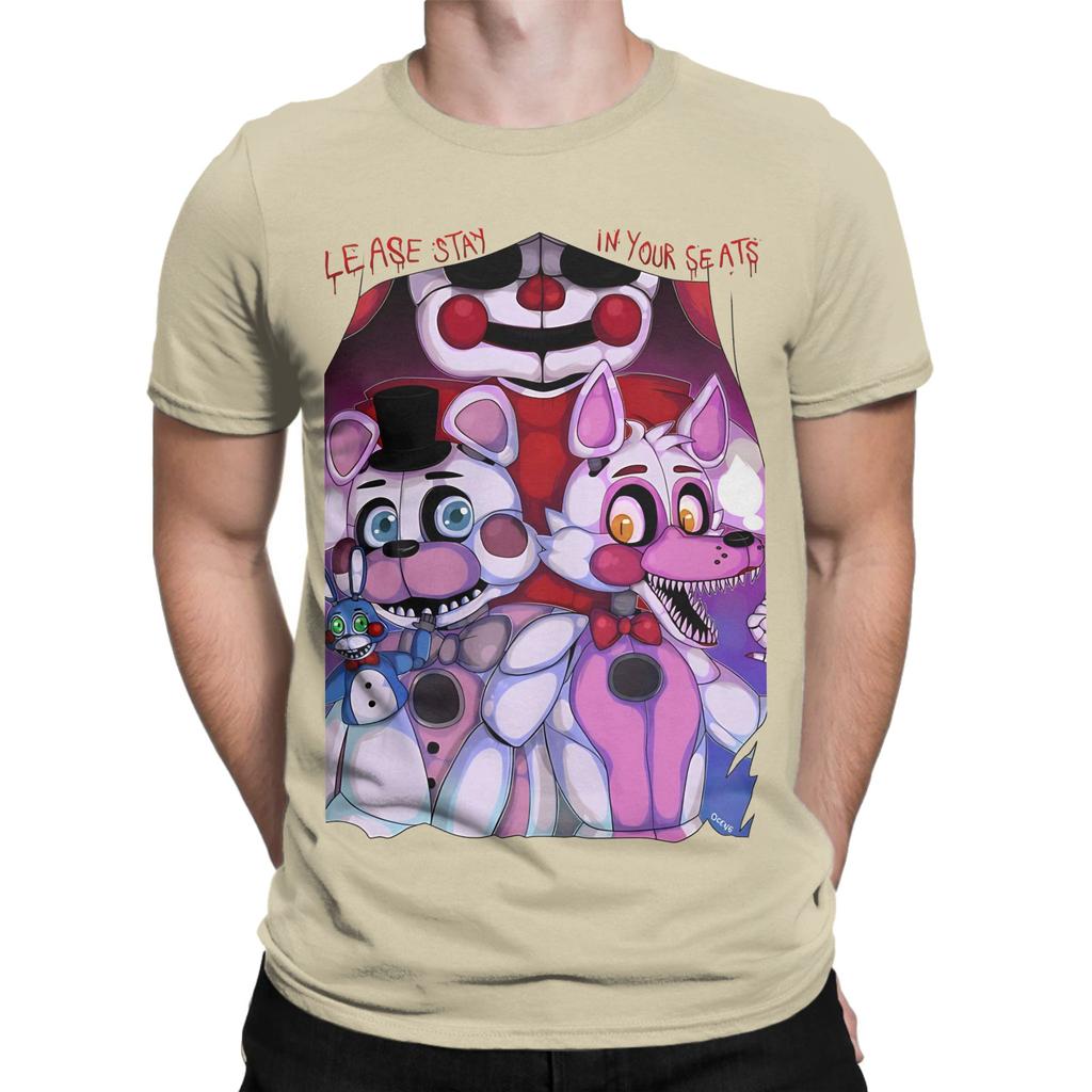 Fnaf Sister Location Funny Graphic 100 Cotton Tshirt Five Nights At Freddys Tops Tees For Unisex