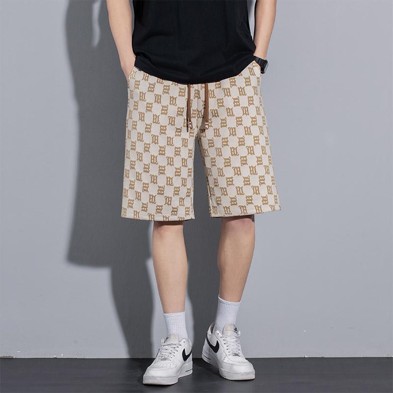 Loose Shorts Men's Thin Quarter Pants Large Pants Casual Quick-drying Beach Pants