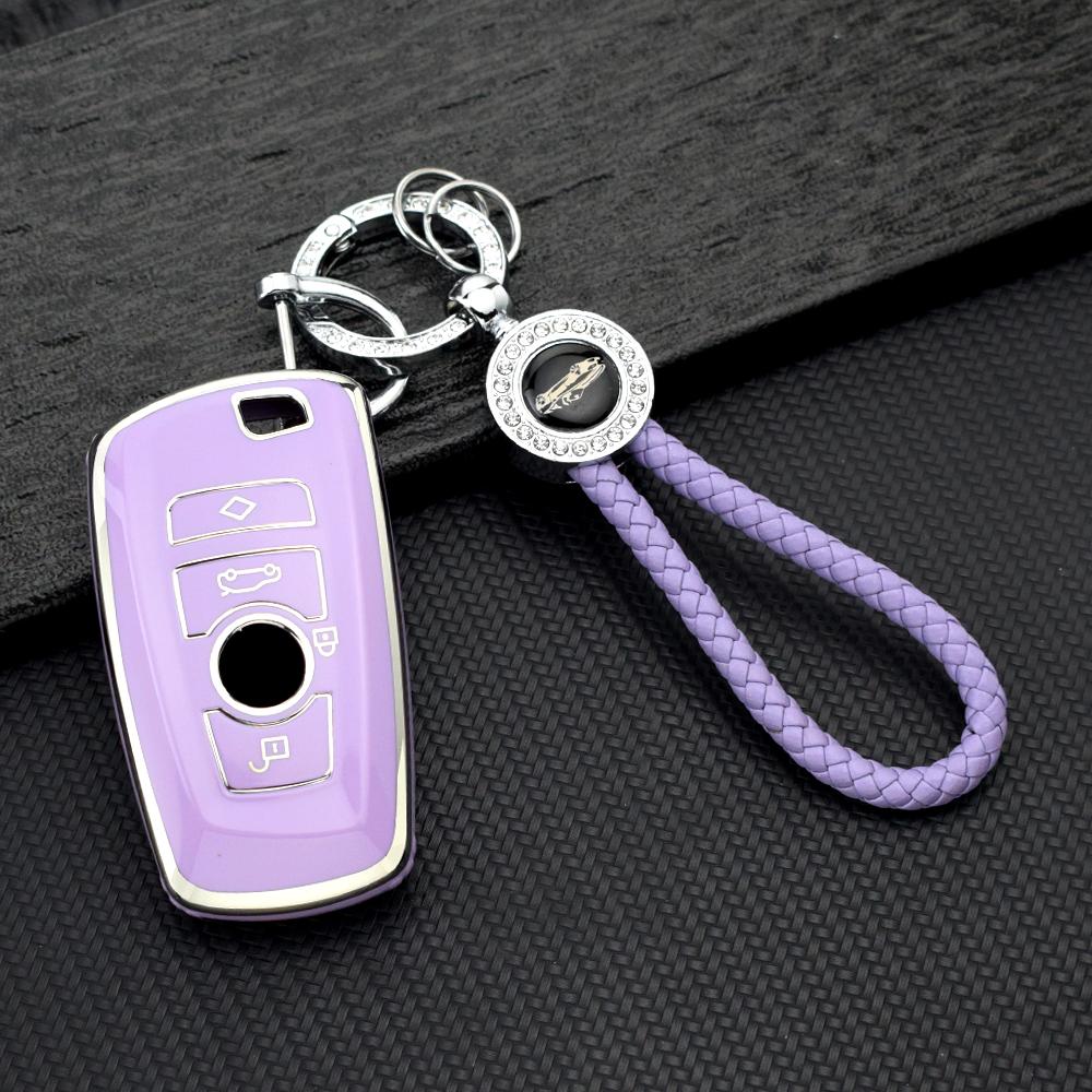Soft Tpu Car Key Case For Bmw X3 X5 X1 1/3/5/7 Series X4 M3 M4 F30 F10 F18 F20 F15 F16 F25 E34 Key Cover Holder Accessories
