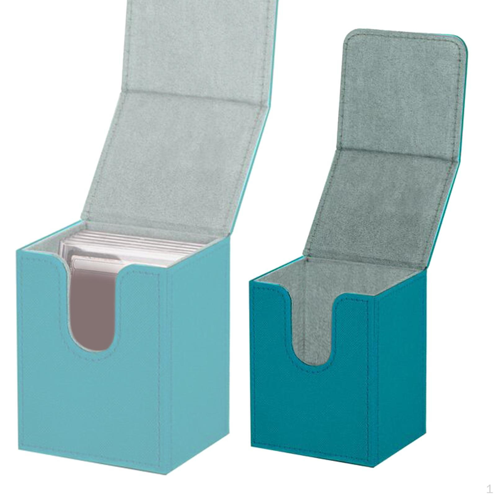 

Коробка для колоды, держатель-органайзер для хранения, переноска + коллекционный контейнер для карточек Игровая карта для TCG Petrol Blue