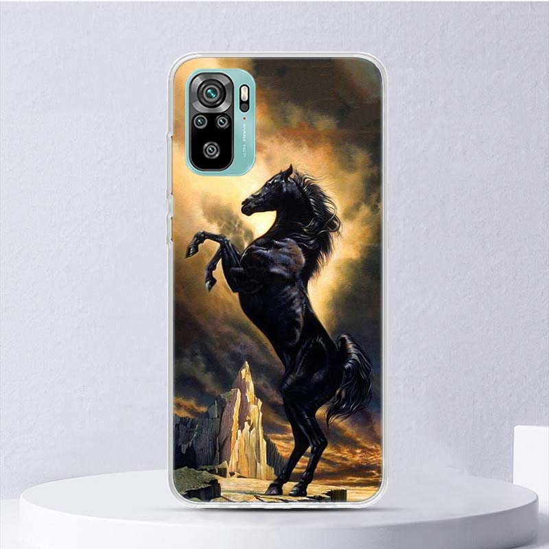 Horse Great Beauty Galloping Soft Case For Xiaomi Redmi Note 14 13 12S 11S 10S 12 Pro Plus Phone Cover 11 10 11E 11T Note14 Shel