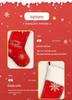 Personalized Embroidered Christmas Stockings with Snowflakes - Perfect for Gifts and Candy
