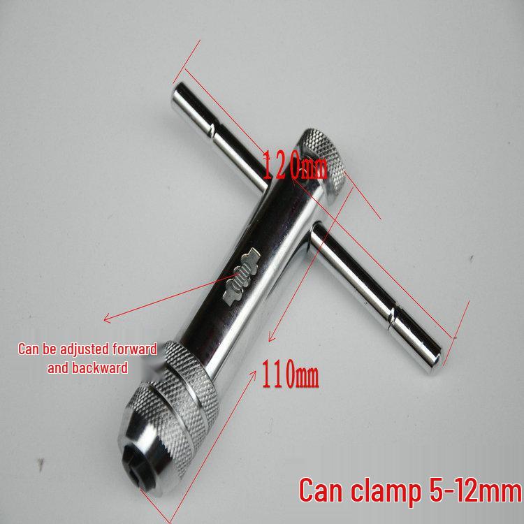 T-Handle Ratchet Tap Wrench for M3-M8 & M5-M12