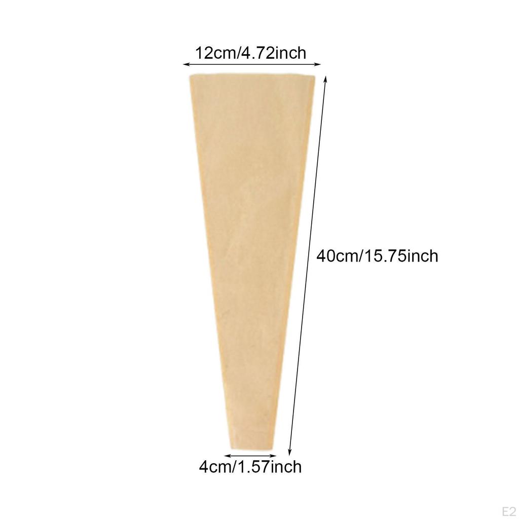 50 Pieces Flower Wrapping Bags Bouquet Bag Multifunctional Floral Packing Sleeves for