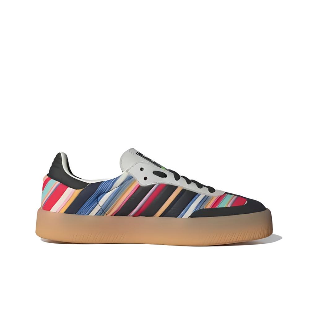KSENIASCHNAIDER x adidas Sambae Nero Multicolor Gomma Sneakers da Donna Avorio Nero Core ID0444
