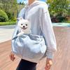 Comfortable Dog Bag Pet Crossbody Shoulder Bag Portable Outdoor Travel Cat Puppy Sling Carrier Bag Pet Carrying Supplies