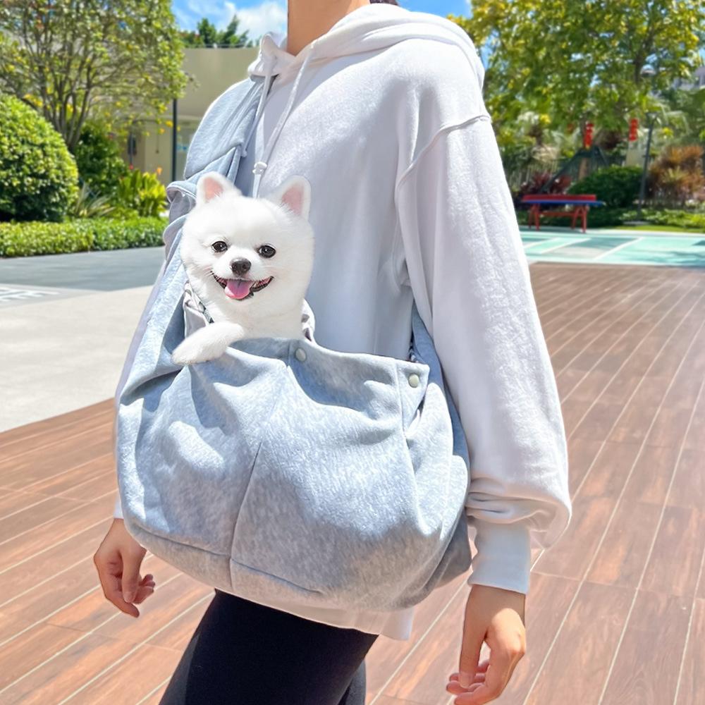 Comfortable Dog Bag Pet Crossbody Shoulder Bag Portable Outdoor Travel Cat Puppy Sling Carrier Bag Pet Carrying Supplies