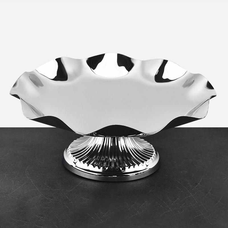 Silná nerezová ocel Luxusní miska na ovoce a svačinu Domácí párty dekorace Úložný servírovací tác Nádoba na bonbóny, dorty, sušenky