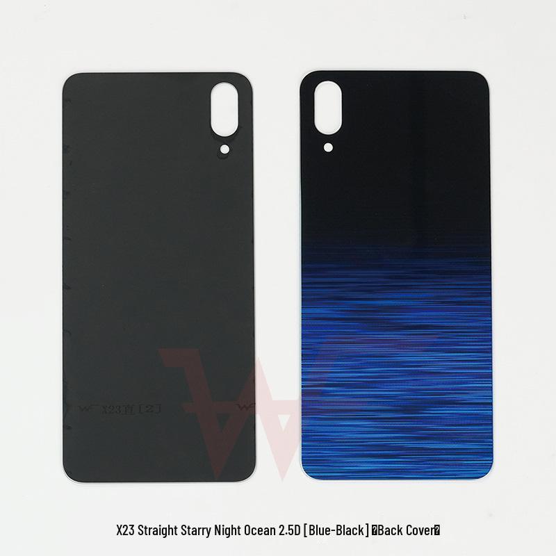 Curved Phantom Purple 3D Glass Back Cover for VIVO X23 [Red-Purple]