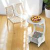 22 X 20 X 44cm Mini Round Side Table Nightstand End Table for Living Room Bedroom Space Saving