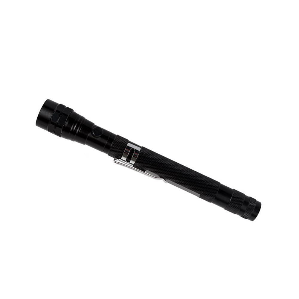 Retractable Multi-Functional Magnetic Telescopic Flashlight with Double-Headed 3LED Pen Light and Work Light
