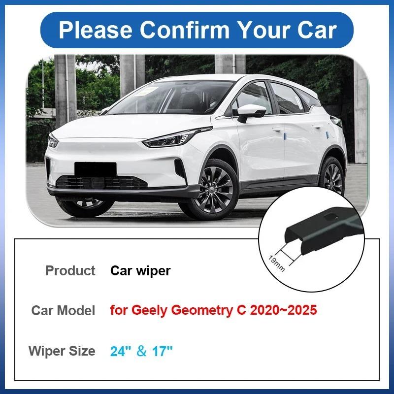 For Geometry C M6 Accessories     2024 2025 Auto Rain Wipers Blades Windshield Windscreen Window Car Accessories