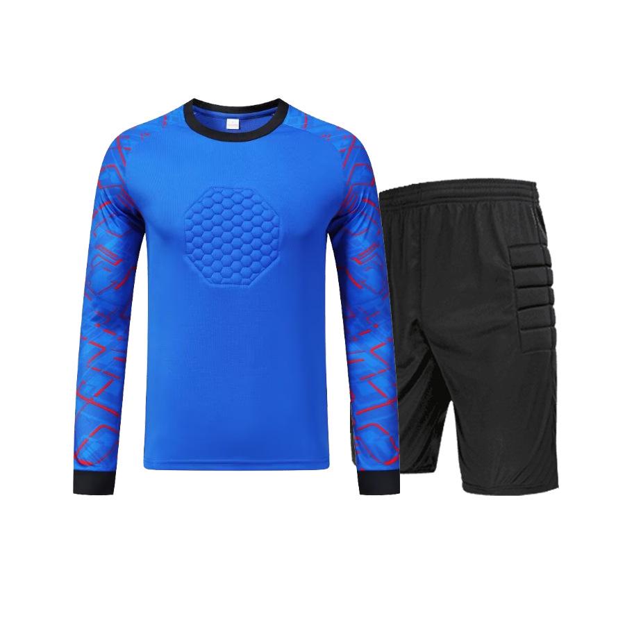 Children's Goalkeeper Anti-fall Long-sleeve Football Training Set