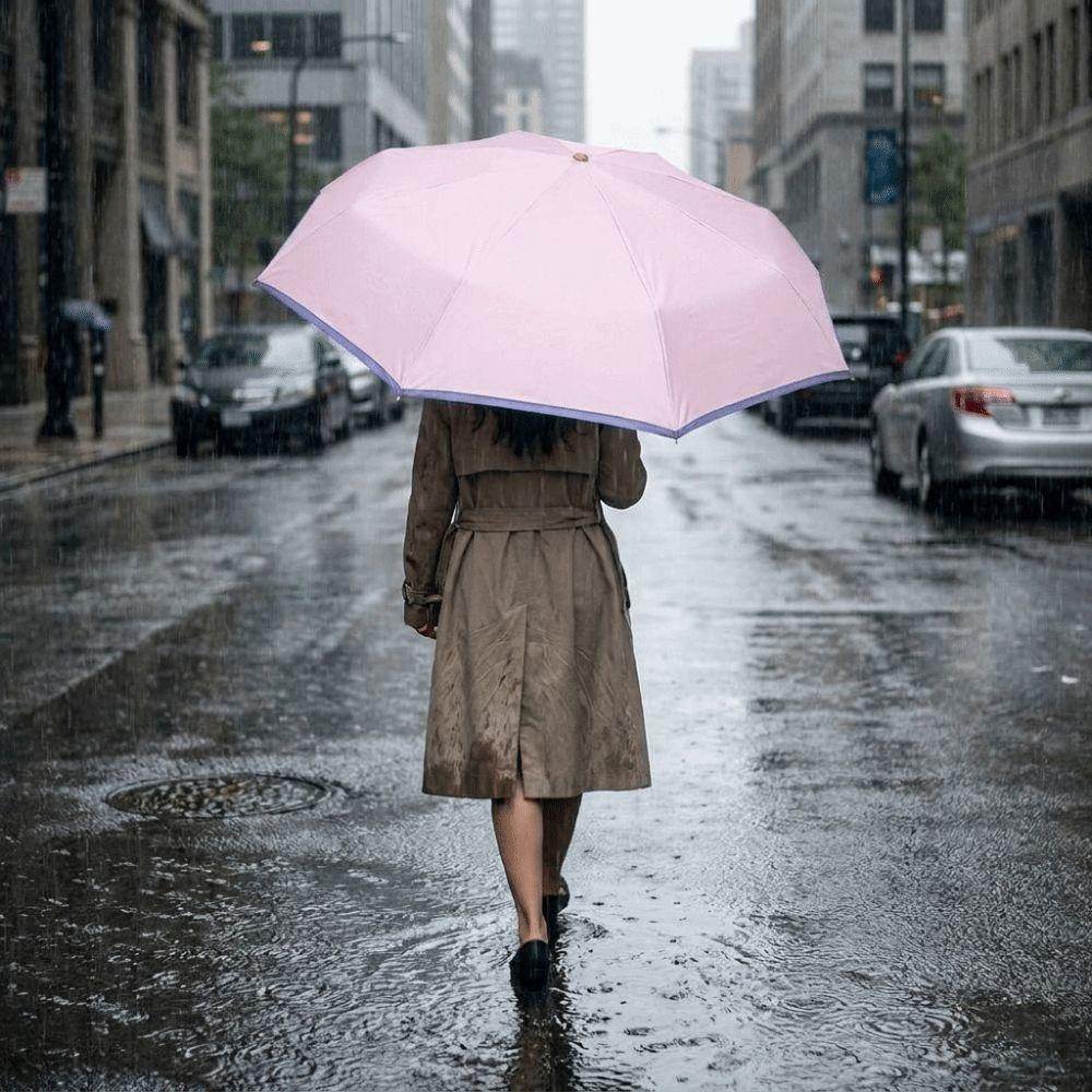 Manual Portable Umbrella UV Protection Sunshade Umbrella Dual-Use Sun Rain Umbrella  Beach