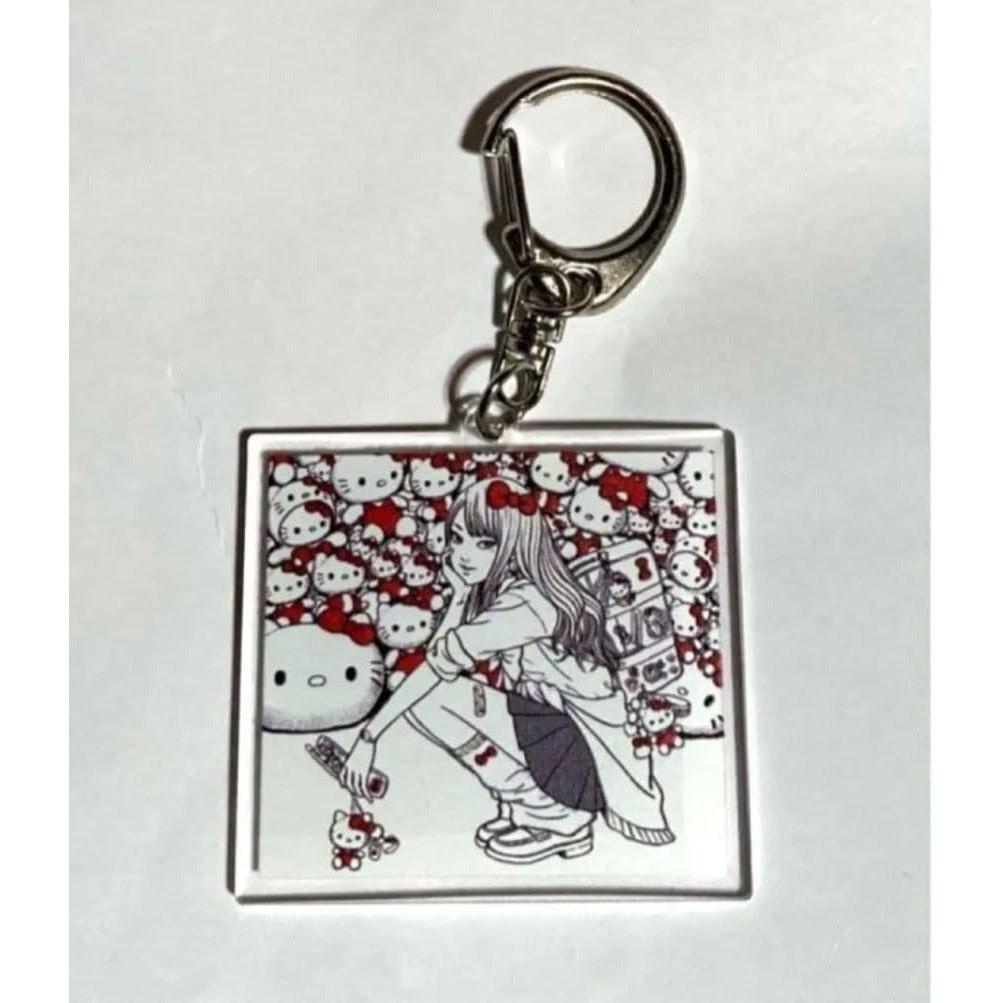 Junji Ito Sanrio Characters Gal Tomie Acrylic Key Holder