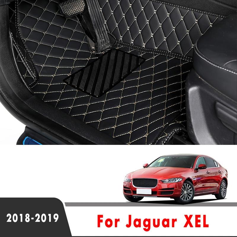 Car Floor Mats For Jaguar XEL 2018 Auto Interiors Accessories Styling Foot Pads Replacement Vehicles Waterproof Rugs