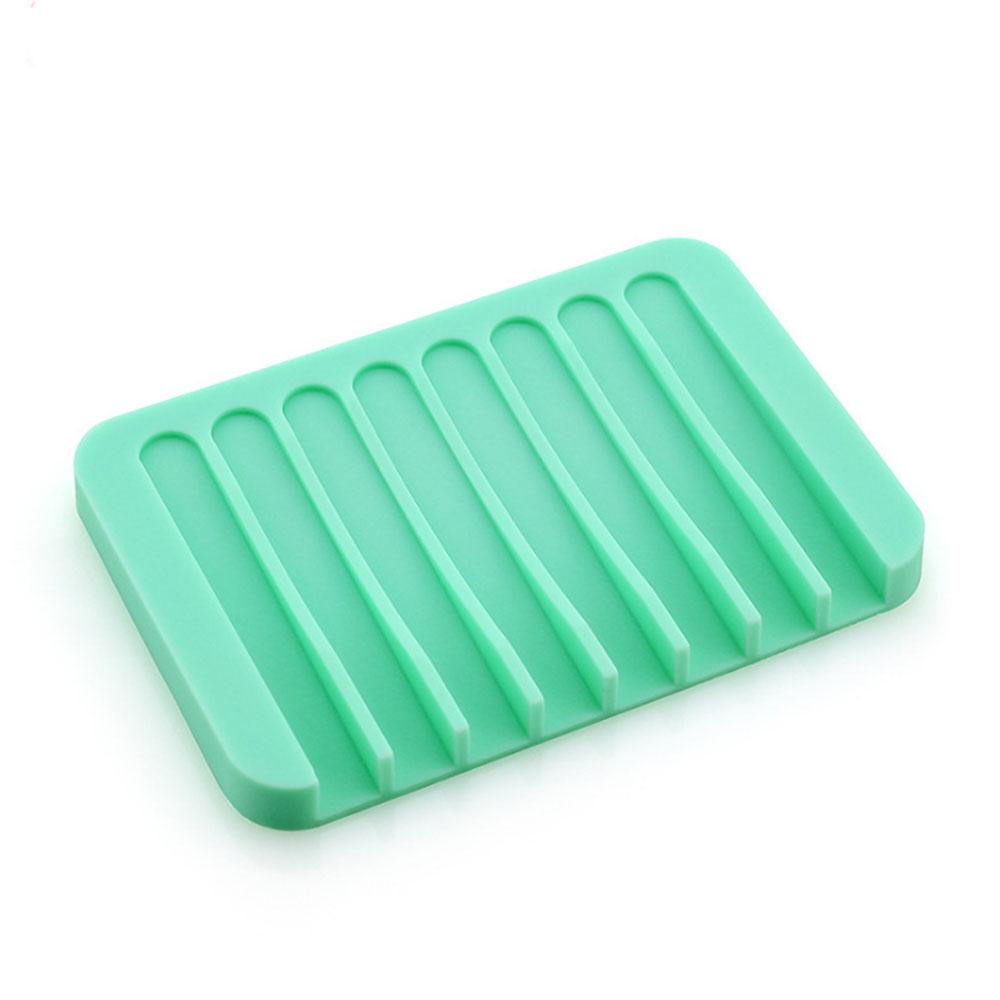 Silicone World Rutschfestes Heimwerker-Silikon, flexibles Badezimmer-Tablett, Seifenkiste, Seifenschalen, Tellerhalter, Tablett, Seifenregal