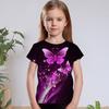 Summer T-Shirt Short Sleeved Energetic Sports Fashion Children Aged 3-12 Outdoor Leisure Daily