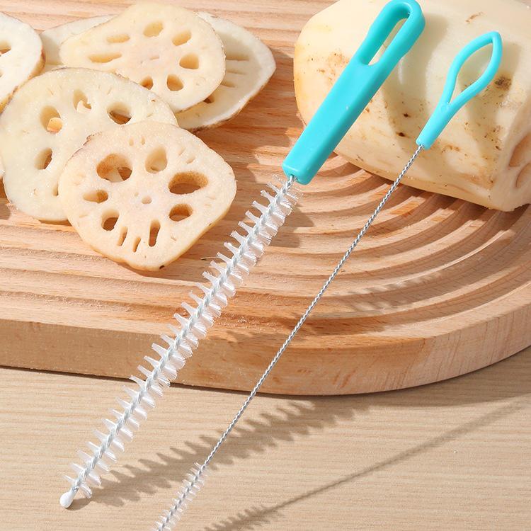 Lotus Root Hole Cleaning Brush – Fine Brush for Lotus Holes, Baby Bottles, Straws, and Icing Tips.