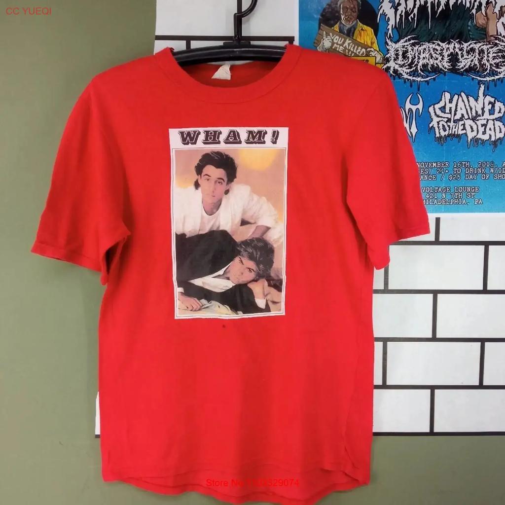 Wham Hip Hop Band Last Christmas T Shirt Concert S 5XL TR576 Vintage Washed Graphic Versatile Unisex Casual Soft Breathable