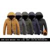 Winter New Cotton-padded Clothes Men's Fleece Thickened Cotton-padded Jacket Warm Loose Hooded Cotton-padded Clothes Solid Color