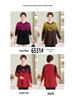 Autumn/Winter Plus Size Wool Pullover for Middle-aged and Elderly Women - Round Neck, Long Sleeve Sweater
