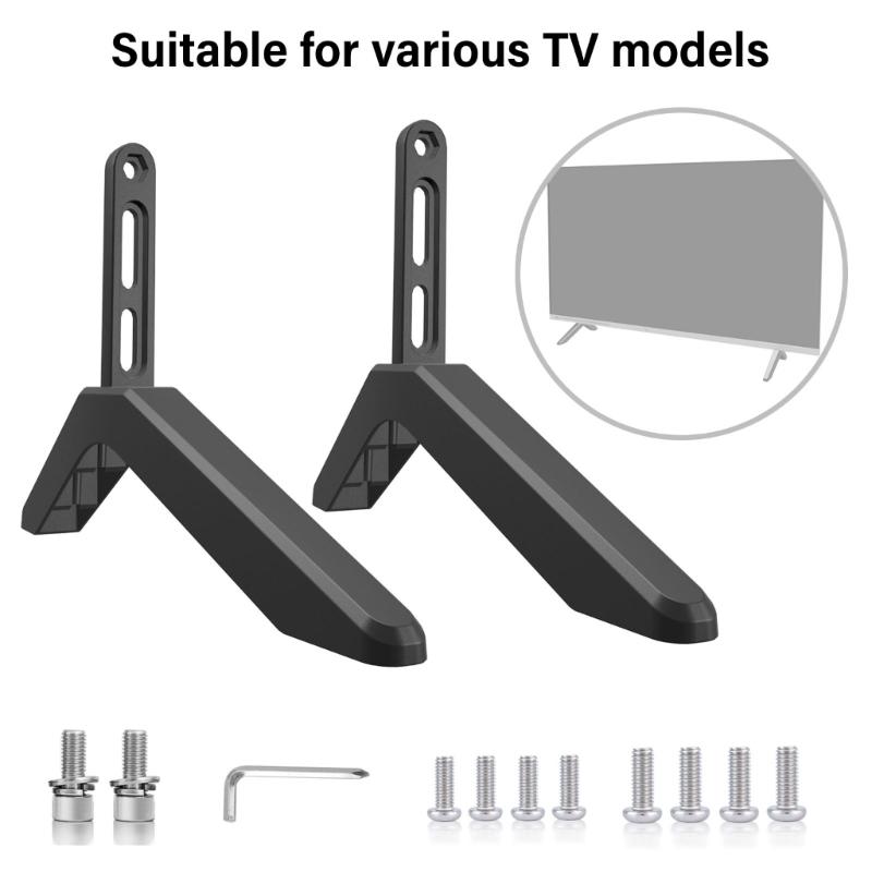 TV-Ständer mit sicherem Halt Fernseherhalter für mehrere Fernsehmodelle Einfache Aufbauten Verstellbar