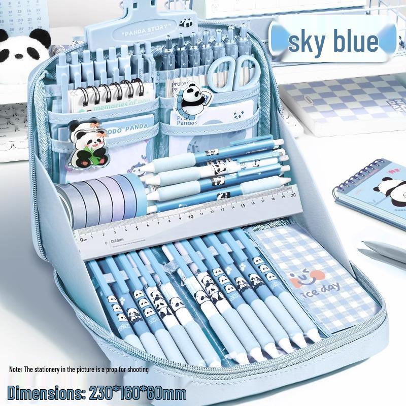 2026 Girls' Pencil Case: Stylish, High-Capacity Stationery Box Set for Primary & Junior High Students