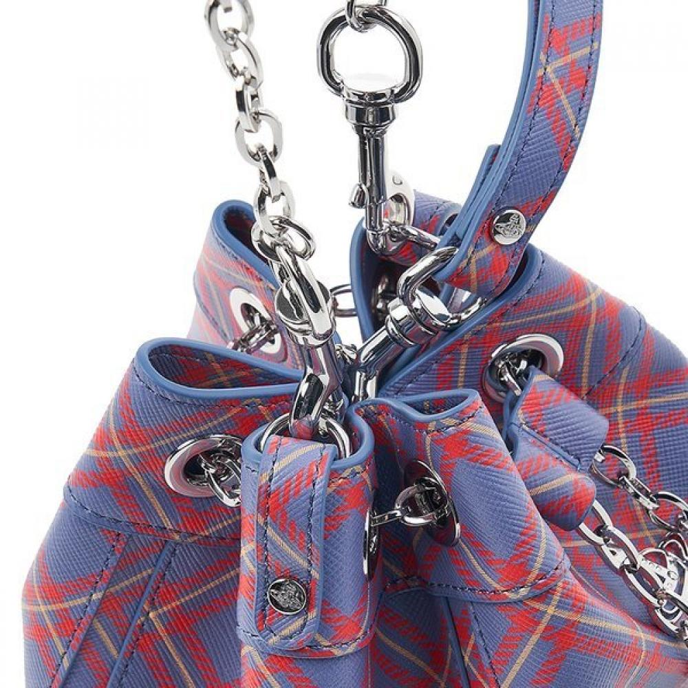Vivienne WeStwood Damen S Signatur-Karos Schultertasche K302