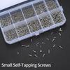 1200pcs Waterproof Electronic Screws Mini Mini Screws Kit Self Tapping Screws  DIY Projects